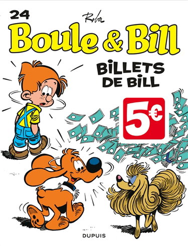 Couverture de Boule et Bill. Vol. 24. Billets de Bill