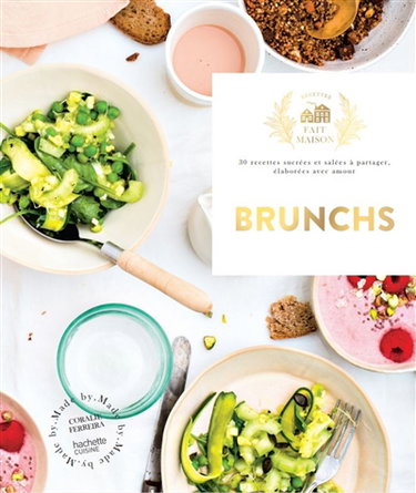 Couverture de Brunchs : 30 recettes sucrées et salées à partager, élaborées avec amour