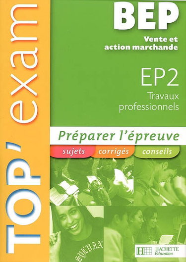 Couverture de EP2 travaux professionnels BEP vente et action marchande
