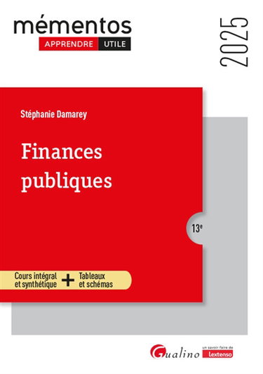 Couverture de Finances publiques : 2025