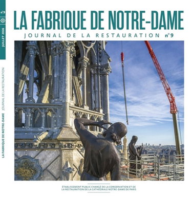 Couverture de La fabrique de Notre-Dame : journal de la restauration, n° 9