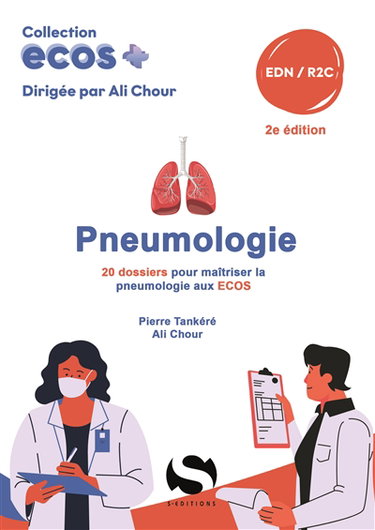 Couverture de Pneumologie : 20 dossiers pour maîtriser la pneumologie aux Ecos