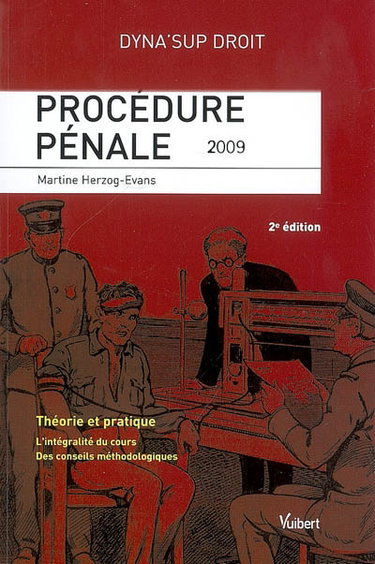 Couverture de Procédure pénale 2009