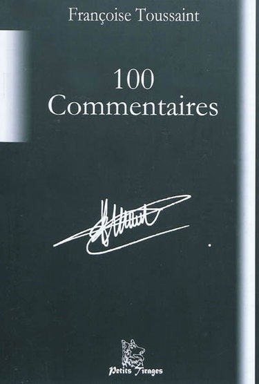 Couverture de 100 commentaires