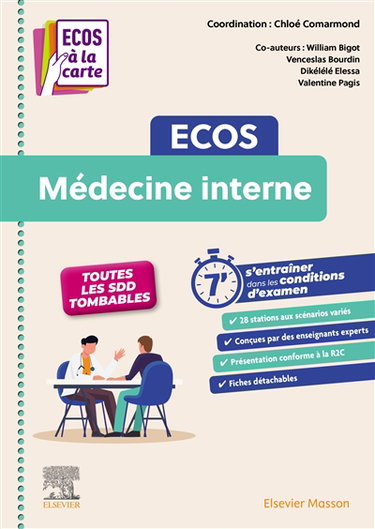 Couverture de Ecos médecine interne : toutes les SDD tombables