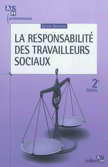 Couverture de La responsabilité des travailleurs sociaux