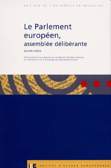 Couverture de Le Parlement européen, assemblée délibérante