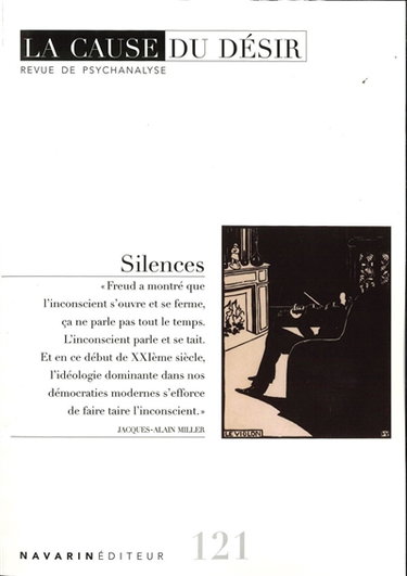 Couverture de Cause du désir (La), n° 121. Silences