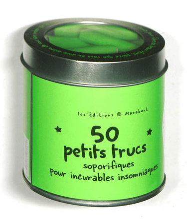 Couverture de 50 petits trucs soporifiques pour incurables insomniaques