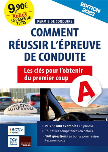 Couverture de Permis de conduire : comment réussir l'épreuve de conduite : les clés pour l'obtenir du premier coup