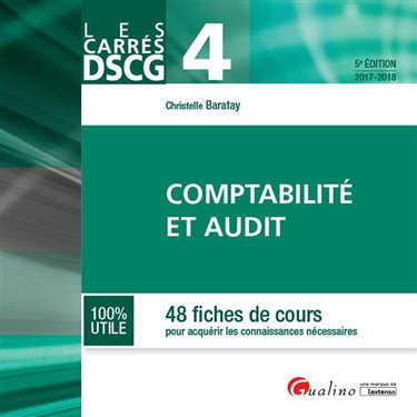 Couverture de Comptabilité et audit : 48 fiches de cours pour acquérir les connaissances nécessaires