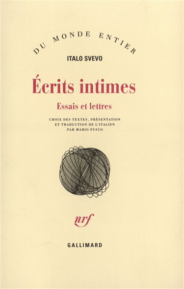 Couverture de Ecrits intimes : essais et lettres