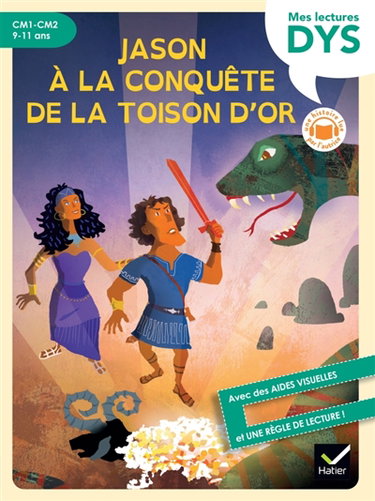Couverture de Jason à la conquête de la Toison d'or : CM1, CM2, 9-11 ans