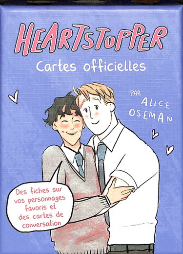 Couverture de Heartstopper : cartes officielles : des fiches sur vos personnages favoris et des cartes de conversation