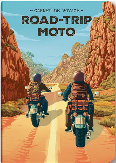 Couverture de Road-trip moto : carnet de voyage