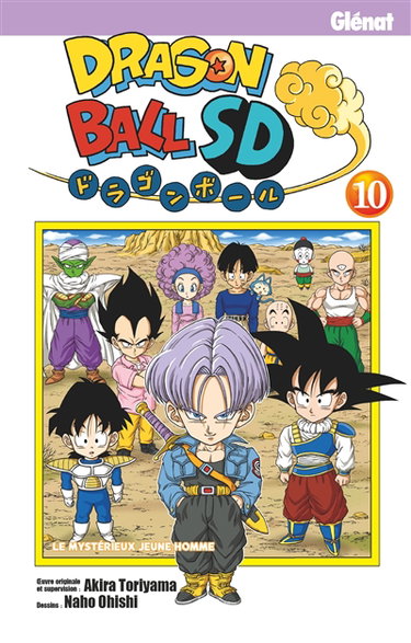 Couverture de Dragon ball SD. Vol. 10. Le mystérieux jeune homme
