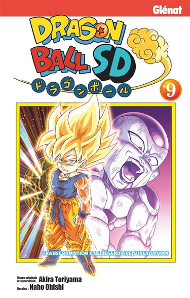 Couverture de Dragon ball SD. Vol. 9. Transformation !! : le légendaire super Saiyan