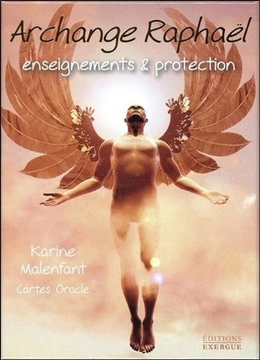 Couverture de Archange Raphaël : enseignements & protection : cartes oracle