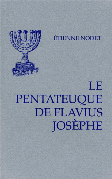 Couverture de La Bible de Josèphe. Vol. 1. Le Pentateuque