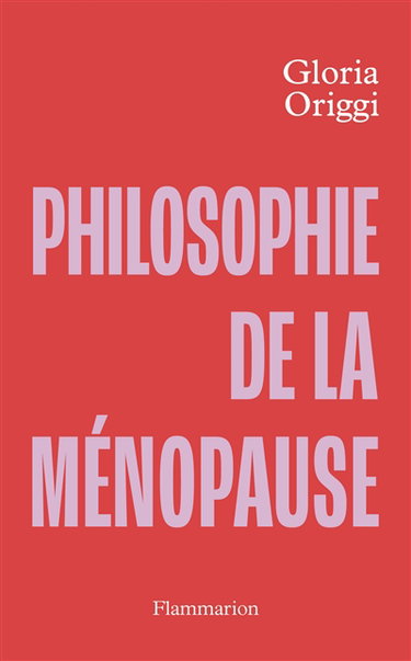Couverture de Philosophie de la ménopause