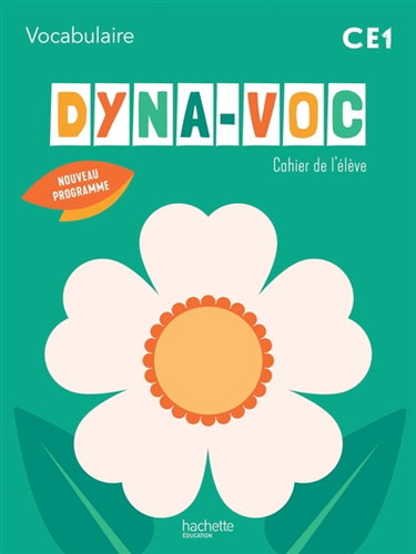 Couverture de Dyna-voc CE1 : cahier de l'élève : nouveau programme