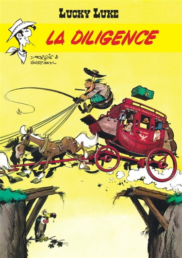 Couverture de Lucky Luke. Vol. 1. La diligence