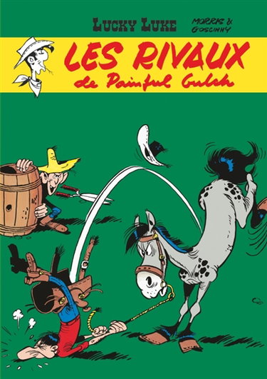 Couverture de Lucky Luke. Vol. 19. Les rivaux de Painful Gulch