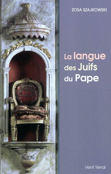 Couverture de La langue des Juifs du pape