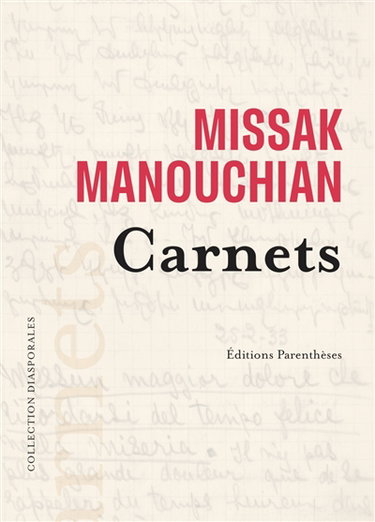 Couverture de Carnets
