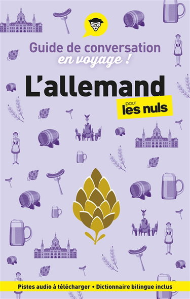 Couverture de L'allemand pour les nuls en voyage ! : guide de conversation
