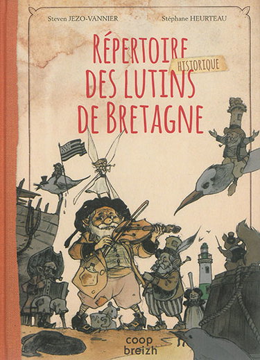 Couverture de Répertoire historique des lutins de Bretagne