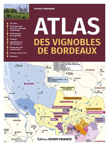Couverture de Atlas des vignobles de Bordeaux