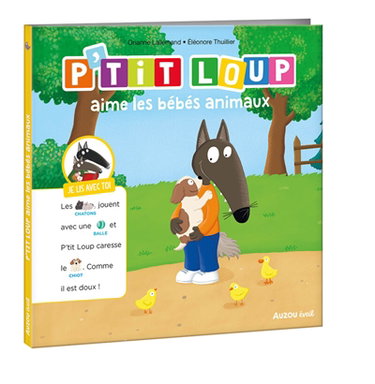 Couverture de P'tit Loup aime les bébés animaux