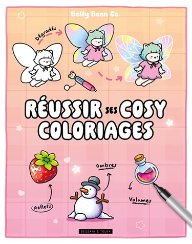 Couverture de Réussir ses cosy coloriages