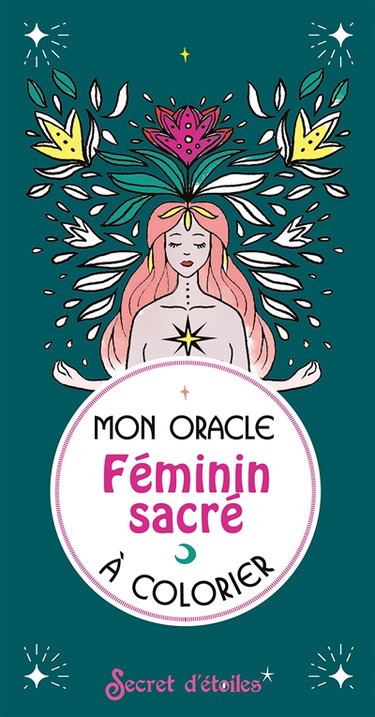Couverture de Mon oracle féminin sacré à colorier