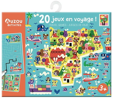 Couverture de 20 jeux en voyage !. 20 travel games. 20 juegos de viaje