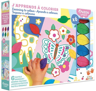 Couverture de Little artist : J'apprends à colorier