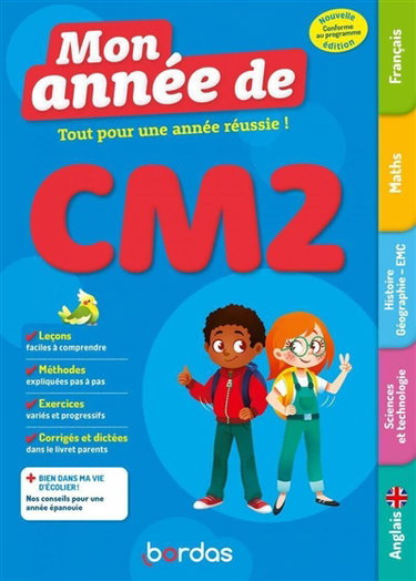Couverture de Mon année de CM2 : tout pour une année réussie !