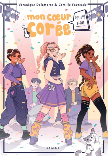 Couverture de Mon coeur Corée. K-pop