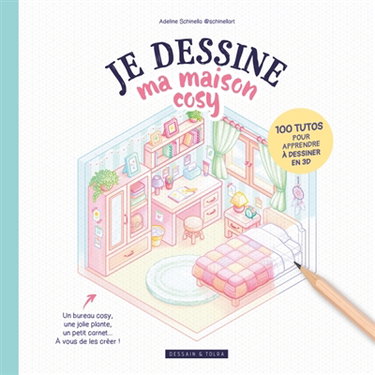 Couverture de Je dessine ma maison cosy