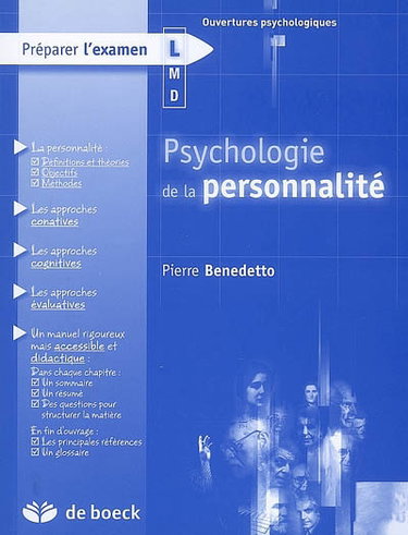 Couverture de Psychologie de la personnalité