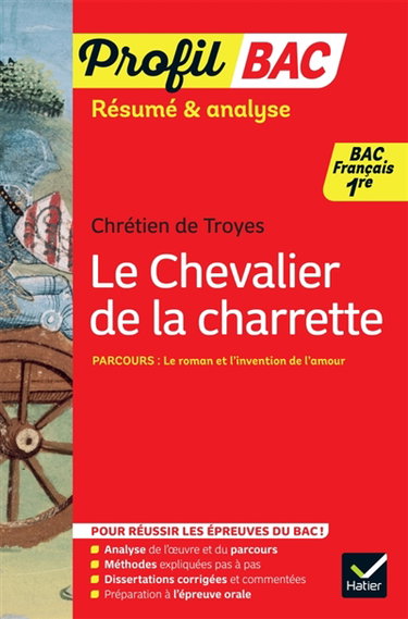 Couverture de Chrétien de Troyes, Le chevalier de la charrette : le roman et l'invention de l'amour