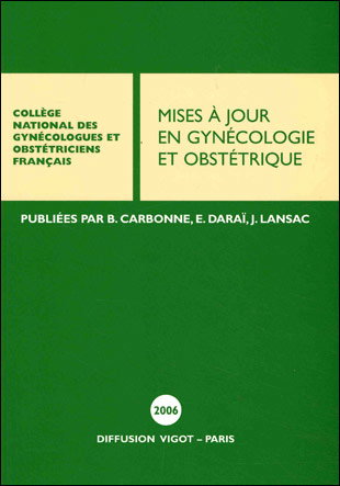 Couverture de Mises à jour en gynécologie et obstétrique 2006