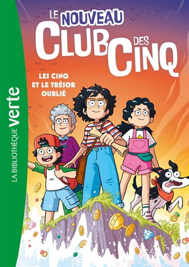Couverture de Le nouveau club des Cinq. Vol. 1. Les Cinq et le trésor oublié