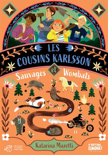 Couverture de Les cousins Karlsson. Sauvages et wombats