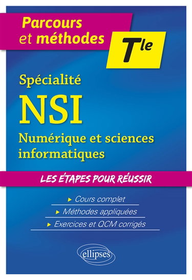 Couverture de Spécialité NSI, numérique et sciences informatiques terminale