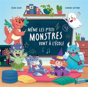 Couverture de Même les p'tits monstres vont à l'école