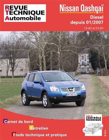 Couverture de Revue technique automobile, n° B741. Nissan Qashquoi 01-2007 ess 2.0 + 2.0 DCI