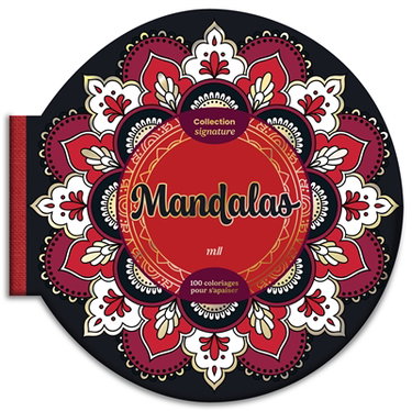 Couverture de Mandalas : 100 coloriages pour s'apaiser