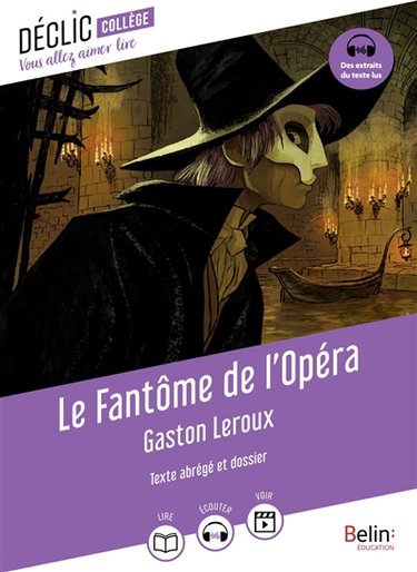 Couverture de Le fantôme de l'Opéra